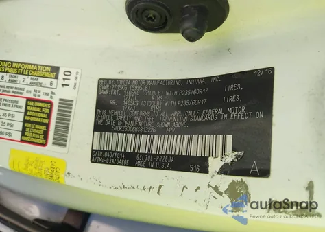 2017 Toyota Sienna Le 8 Passenger from USA, damaged, VIN 5TDKZ3DC6HS813226